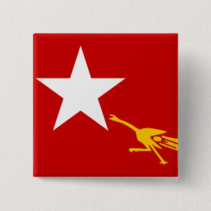 National League For Democracy, Myanmar flag Button