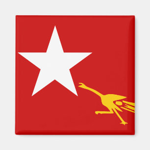 National League For Democracy, Myanmar flag Magnet