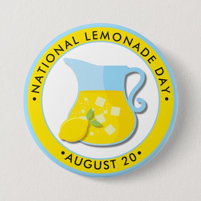 National Lemonade Day Button (Front)
