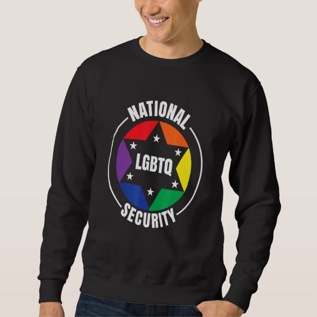 National Lgbtq Security Bisexual Transgender Diver Sweatshirt (Front)