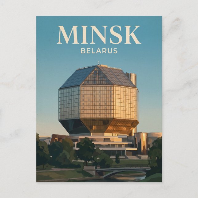 National Library of Belarus Belarus Postcard (Front)