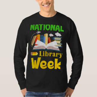 National Library Week 2022 Book Librarian T-Shirt