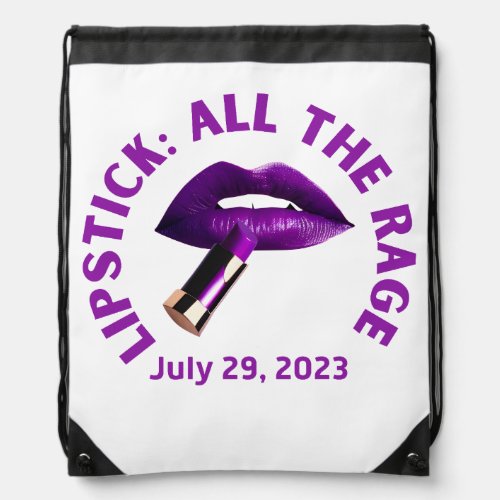 National Lipstick Day 2023 Reusable Grocery Bag