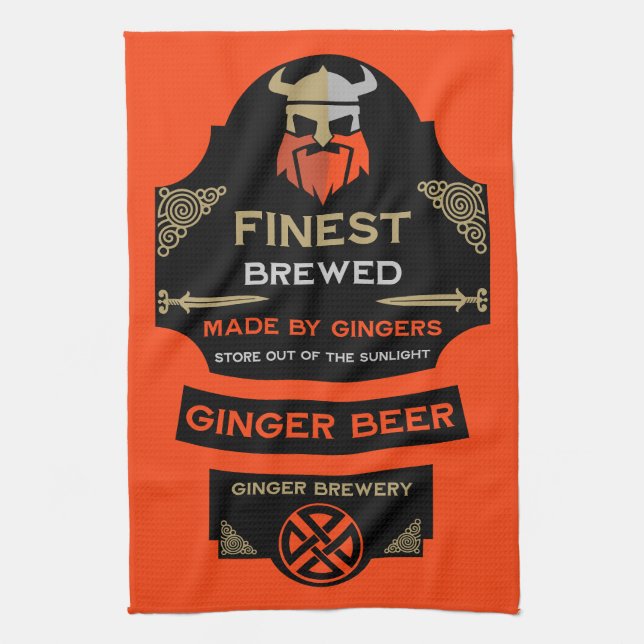 National Love Your Red Hair Day Kitchen Towel (Vertical)