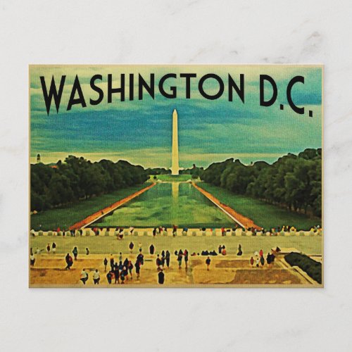 National Mall Washington DC Postcard