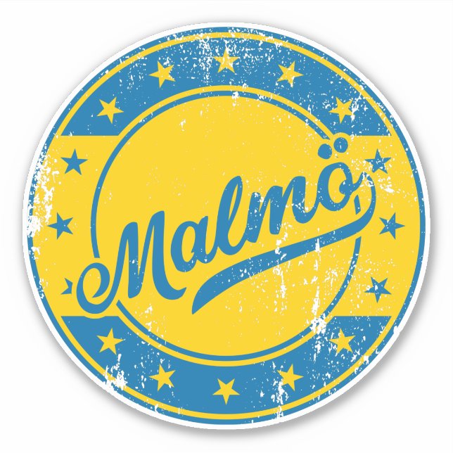 National - Malmö Sverige | Sweden Sticker (Front)