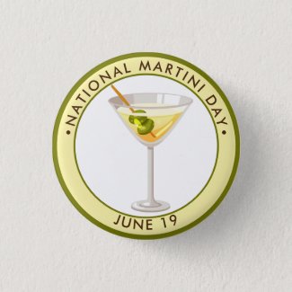 National Martini Day Button