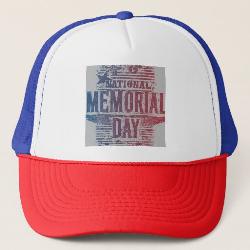 National Memorial Day Trucker Hat