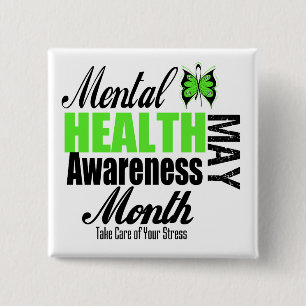 National Mental Health Awareness Month Button