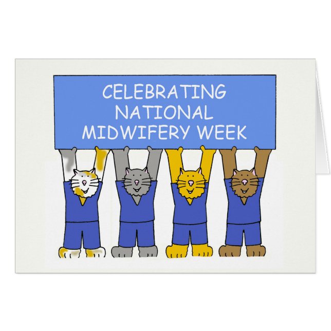 National Midwifery Week October Cards (Front Horizontal)