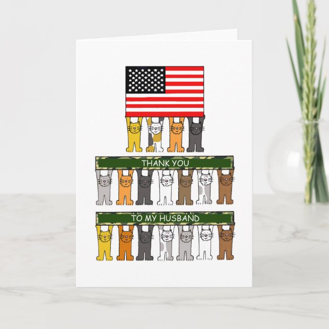 National Military Spouse Appreciation Day, Husband Card (Front)