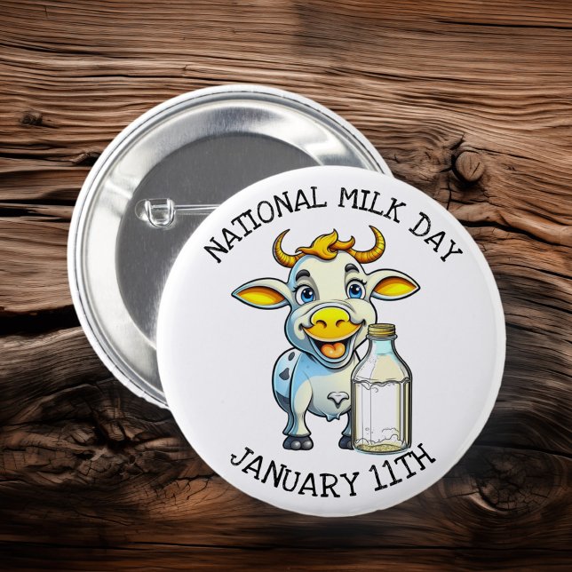 National Milk Day January 11th Button (Creator Uploaded)