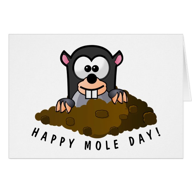 National Mole Day Cards (Front Horizontal)