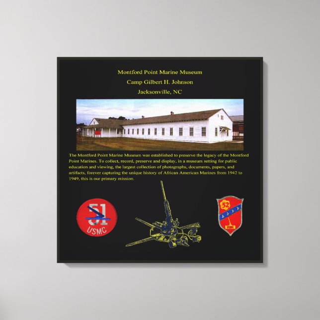 NATIONAL MONTFORD POINT MARINES MUSEUM CANVAS PRINT (Front)