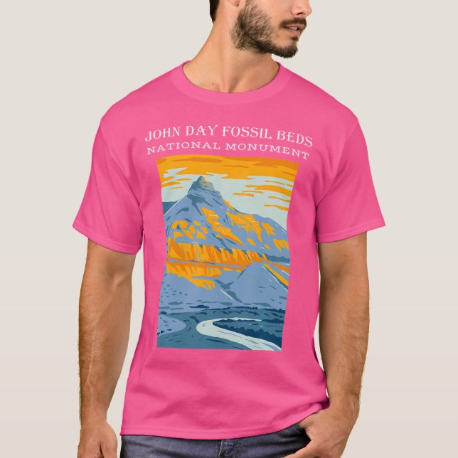 National Monument Oregon Camping Hiking T-Shirt (Front)