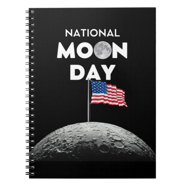 National Moon Day Classic  Notebook (Front)