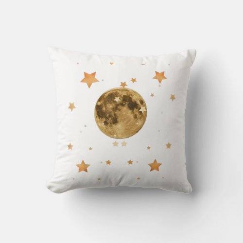 National Moon Day Tee Moon Phases Nature Lover Cla Throw Pillow