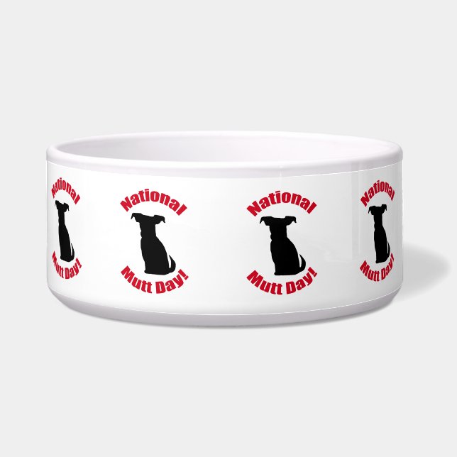  National Mutt Day Bowl (Front)