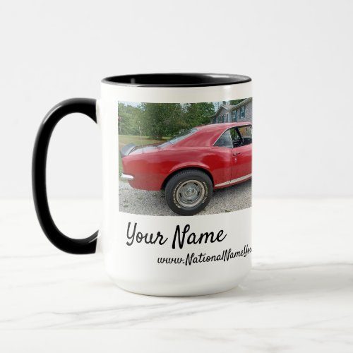 National Name Your car Combo mug