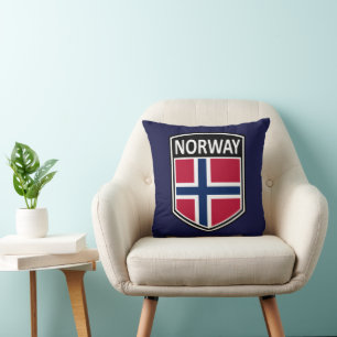 National - Norway Throw Pillow