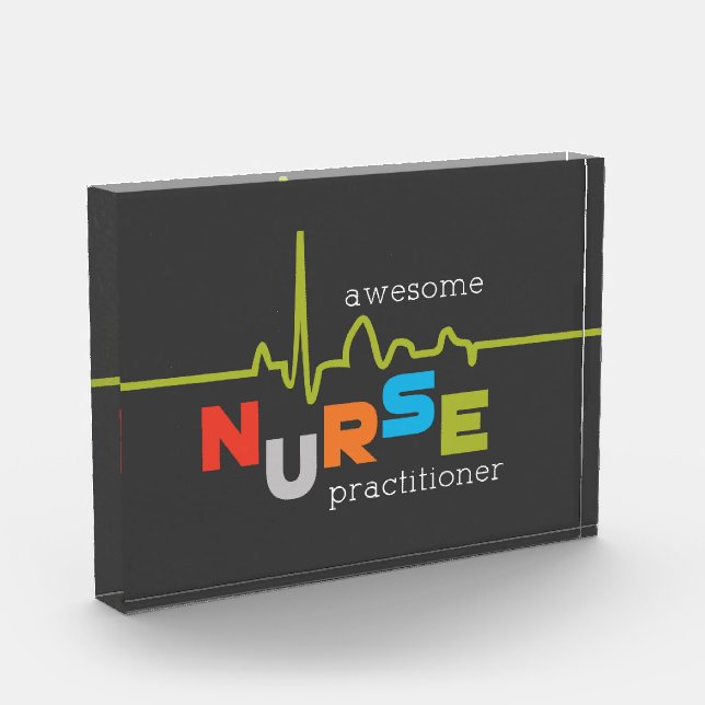 National Nurse Practitioner Week Awesome Acrylic Award (Left)