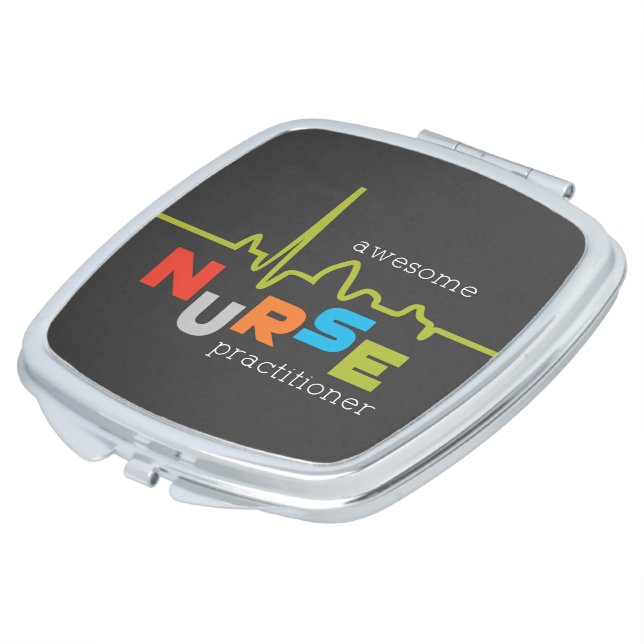 National Nurse Practitioner Week Awesome Compact Mirror (Turned)