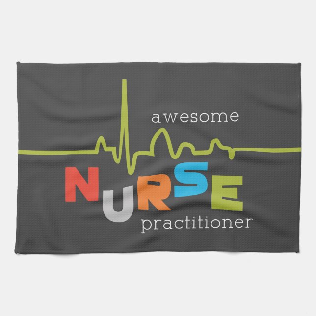 National Nurse Practitioner Week Awesome Kitchen Towel (Horizontal)