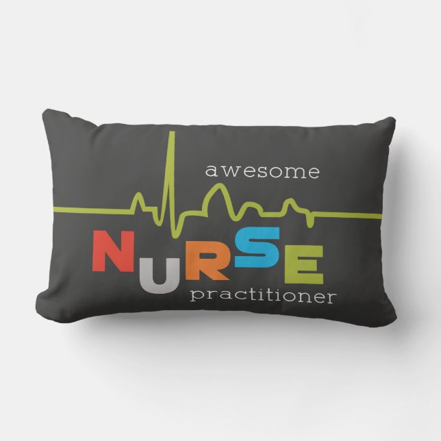 National Nurse Practitioner Week Awesome Lumbar Pillow (Front)