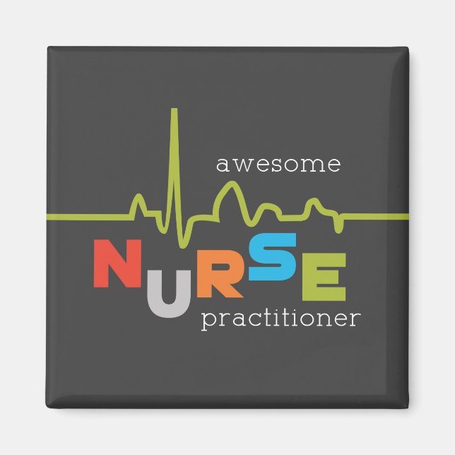 National Nurse Practitioner Week Awesome Magnet (Front)