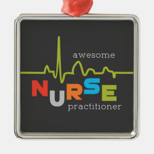 National Nurse Practitioner Week Awesome Metal Ornament