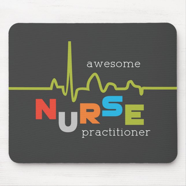 National Nurse Practitioner Week Awesome Mouse Pad (Front)