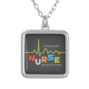 National Nurse Practitioner Week Awesome Silver Plated Necklace