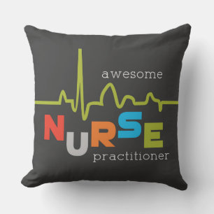 National Nurse Practitioner Week Awesome Throw Pillow