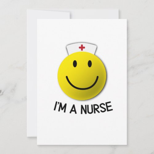 National Nurses Day Im A Nurse Emoji Card