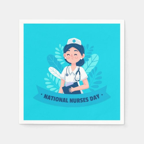 National Nurses Day  Nurse Appreciation Week Napkins
