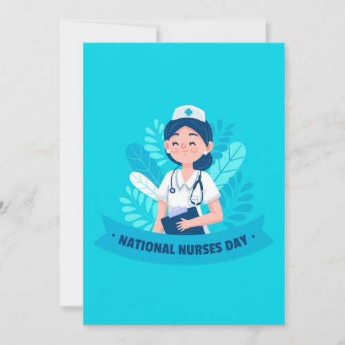 National Nurses Day  Nurse Appreciation Week Thank You Card