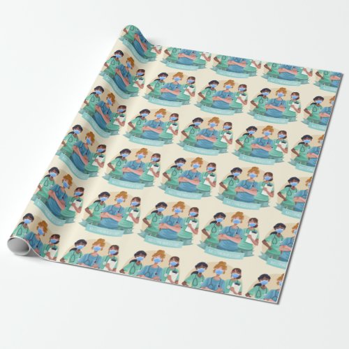 National Nurses Day  Nurse Appreciation Week  Wrapping Paper