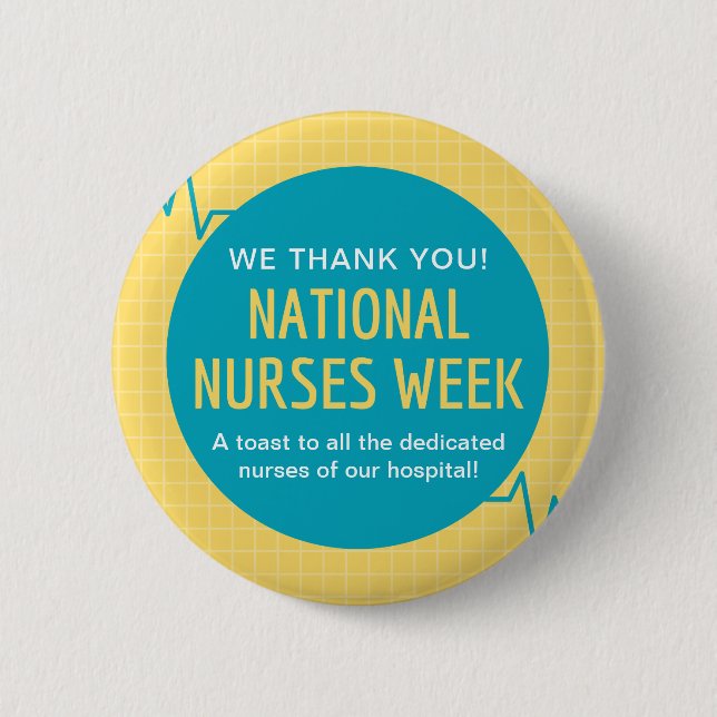 National Nurses Week Button (Front)