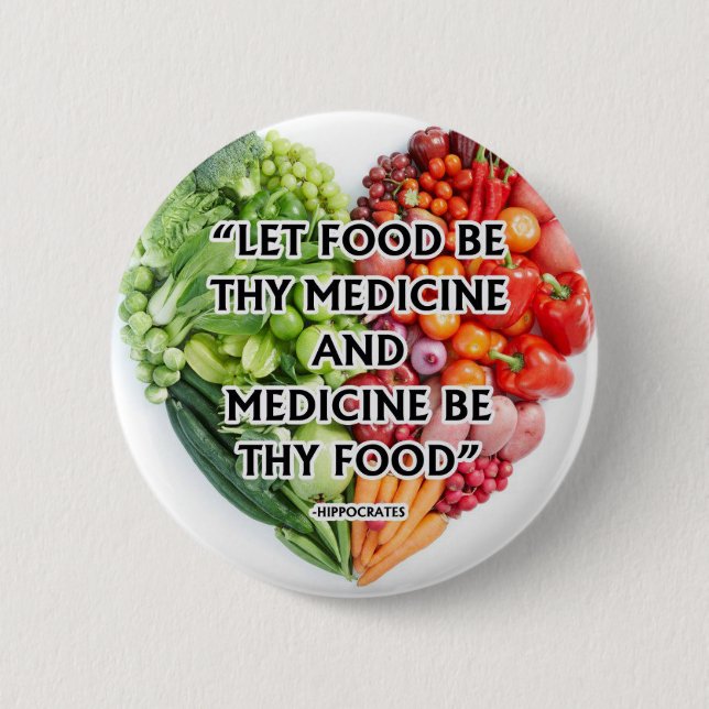 National nutrition month button (Front)