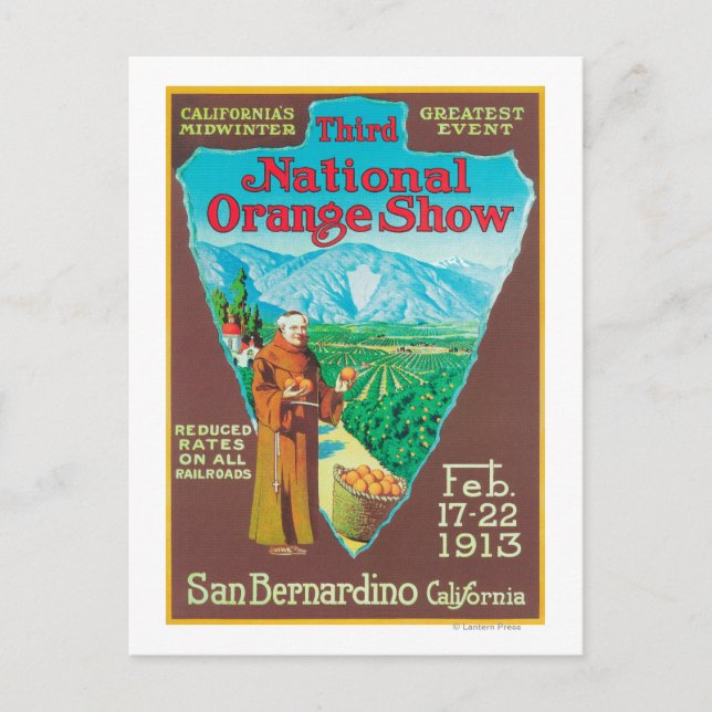 National Orange ShowPoster #1 Postcard (Front)