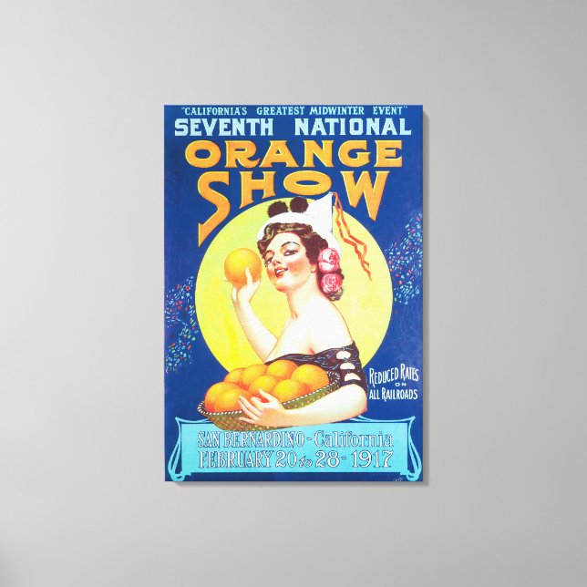 National Orange ShowPoster #3 Canvas Print (Front)