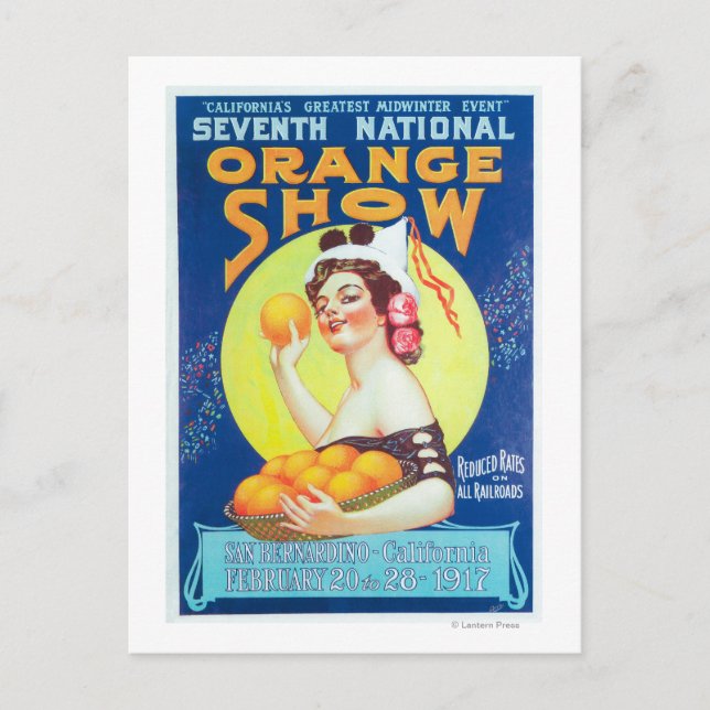 National Orange ShowPoster #3 Postcard (Front)