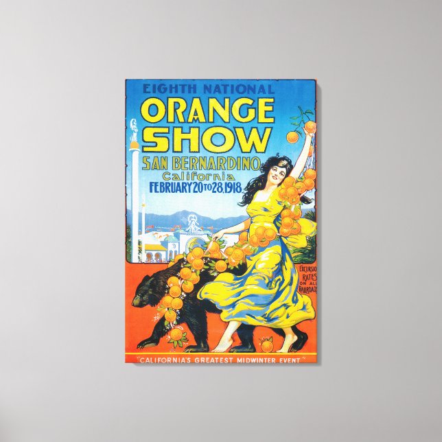 National Orange ShowPoster #5 Canvas Print (Front)