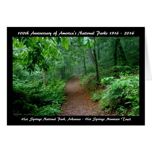 National Park Anniversary Hot Springs Mt Trail (Front Horizontal)