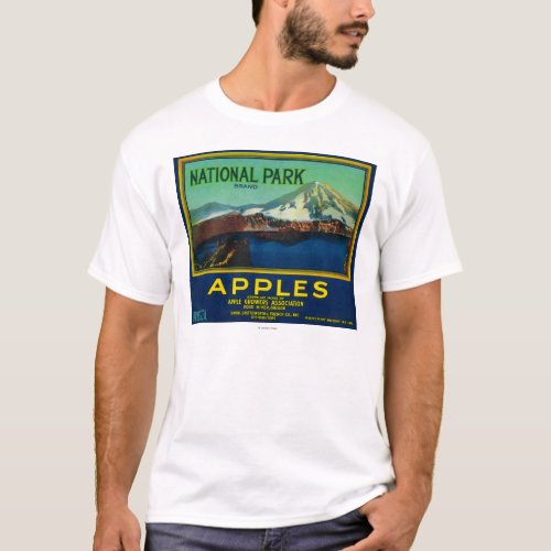 National Park Apple Crate LabelHood River, OR