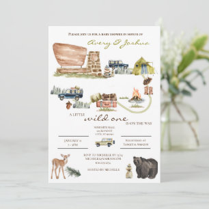 National Park Baby shower invitation dainty