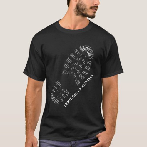 National Park Boot Print T_Shirt