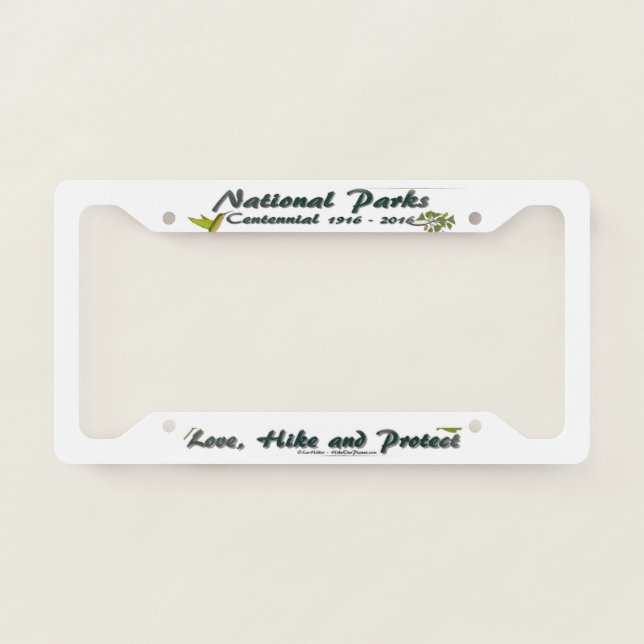 National Park Centennial License Plate Frame (Front)