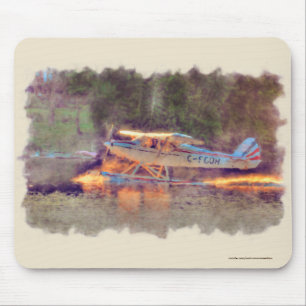 National Park Float Plane Taking-off from Lake Mouse Pad