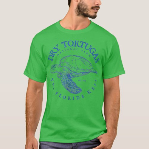 National Park Florida Keys Scuba Diving Turtle  T_Shirt